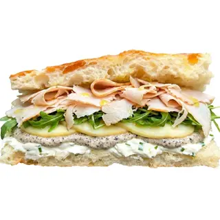 Turkey Focaccia Sendvič