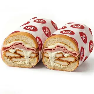Cordon Bleu Hot Hoagie Roll