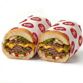 Philly Cheese Steak Hot Hoagie Roll