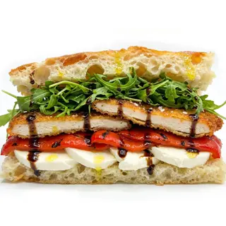 Italian Chicken Focaccia Sendvič