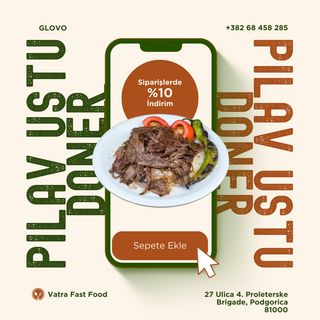 Doner sa Rižom / Pilav Üstü Döner