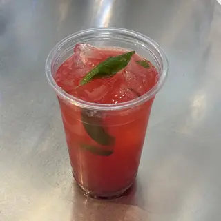 Strawberry & basil lemonade