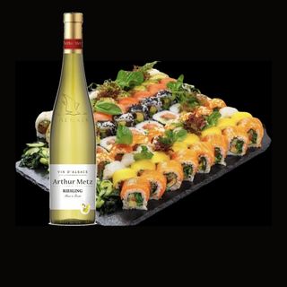 Baked mix 24 pc & wine 0,7L