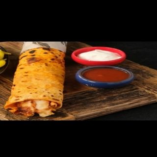 Cheddar cheese chicken wrap 