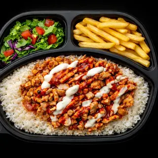 Chicken Döner Rice Bowl