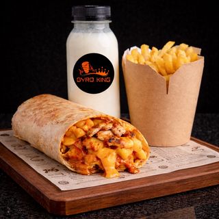Cheddar Cheese Chicken Wrap Menu 3