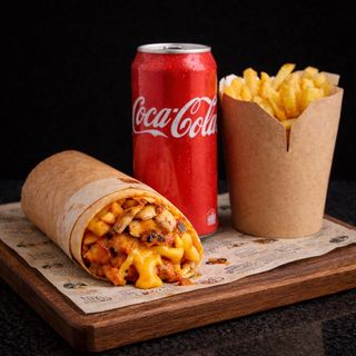 Cheddar Cheese Chicken Wrap Menu 4