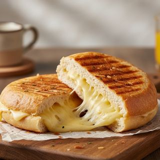 Sade kaşarlı tost / Običan cheddar tost