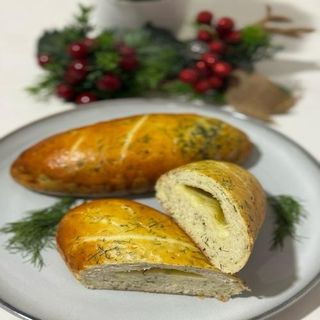 Dereotlu poğaça/Pecivo od kopra/Dill pastry (130g)1 pcs