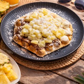 Pineapple bubble waffle