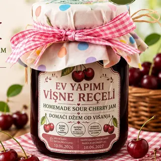 Hommade Sour  Cherry Jam