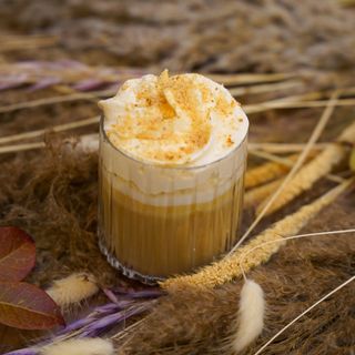 Pumpkin Spice Latte with Cheese Foam