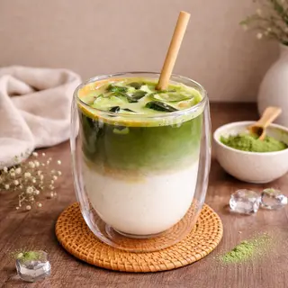 Matcha latte Iced
