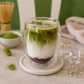 Açaí Iced Matcha latte