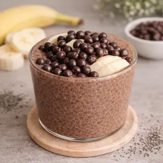 Protein Choco Chia sa bananom i čoko kuglicama