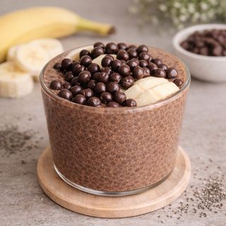 Protein Choco Chia sa bananom i čoko kuglicama