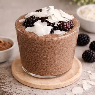 Protein Choco Chia sa kupinom i kokos pahuljama