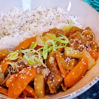 ASIAN STYLE SWEET AND SOUR  PORK OR CHICKEN  