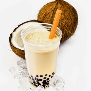 COCONUT MILK TEA WITH TAPIOCA BOBA 450ML