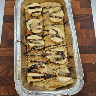 Nutela, banana i plazma , porcija 2 palačinke