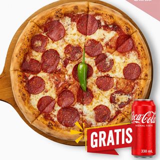 Diavola pizza 32cm + Coca COla 0.33L