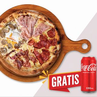 Pizza Quattro Stagioni 32cm + Coca Cola 0.33L