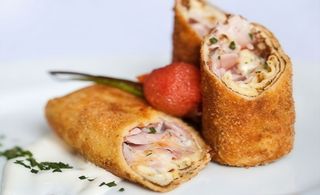 Prosciutto crepes
