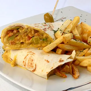 Tortilja piletina + pomfrit 400g