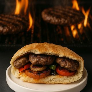 Beef kofte in Bread 400 gr(Izgara Köfte Ekmek)