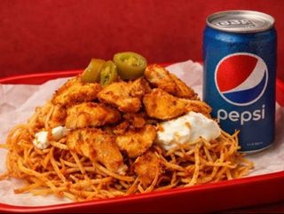 Chicken Cokertme and Pepsi 0,33 lt - Chickenbox Style - Grilled