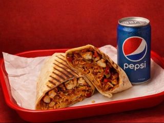 Burrito and Pepsi 0,33lt - ChickenBox Style - Grilled