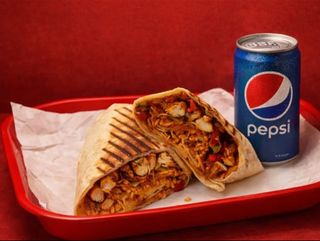 Burrito XL and Pepsi 0,33lt - ChickenBox Style - Grilled