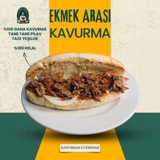 Roast Beef in Big Bread / Büyük Ekmek Arası Dana Kavurma
