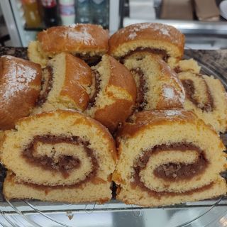 Elmalı Rulo Kek ( Tarçınlı ve Cevizli )