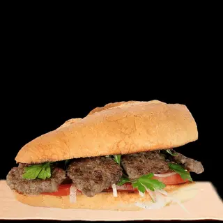Türk Köftesi ( Ekmek Arası ) Turska Cevabi i Hljeb + ( Cola,Sprite veya Fanta)