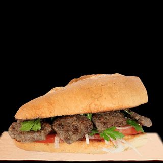 Türk Köftesi ( Ekmek Arası ) Turska Cevabi i Hljeb + Ayran