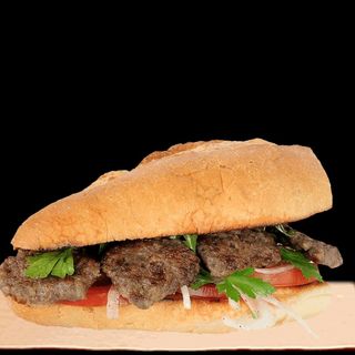 Türk Köftesi ( Ekmek Arası ) Turska Cevabi i Hljeb