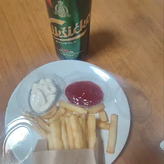 Patates Kızartması Bira Menü