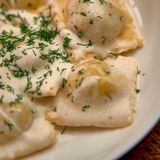 Ravioli sa svježim sirom i spanaćem u kremastom sosu 16 komada