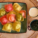 Mix Ravioli Set 10 kom u krem ​​sosu