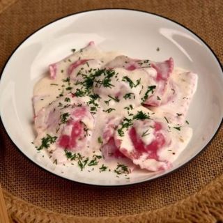 Ravioli sa rikotom i sušenim paradajzom u kremastom sosu 8 komada