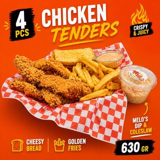 Chicken Tenders 4 pieces 630 gr