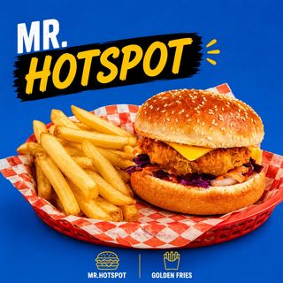 Mr.Hotspot with fries