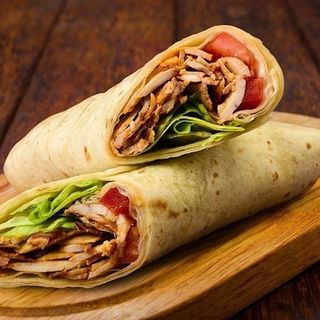 Chicken gyros wrap