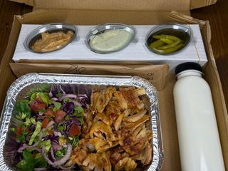 Chicken Salad and Yogurt Ayran