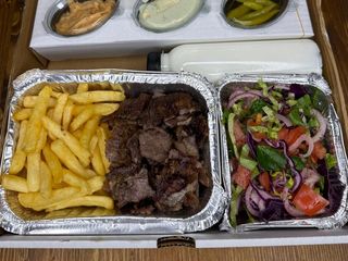 Beef Portion Menu Chips (Yoghurt)  Ayran