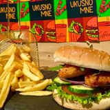 Burger sa gamborima + pomfrit 450g