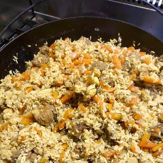 Pilav sa junetinom 350g