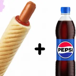 Francuski hot dog + Pepsi 0,5
