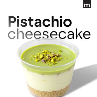 Pistachio cheesecake
